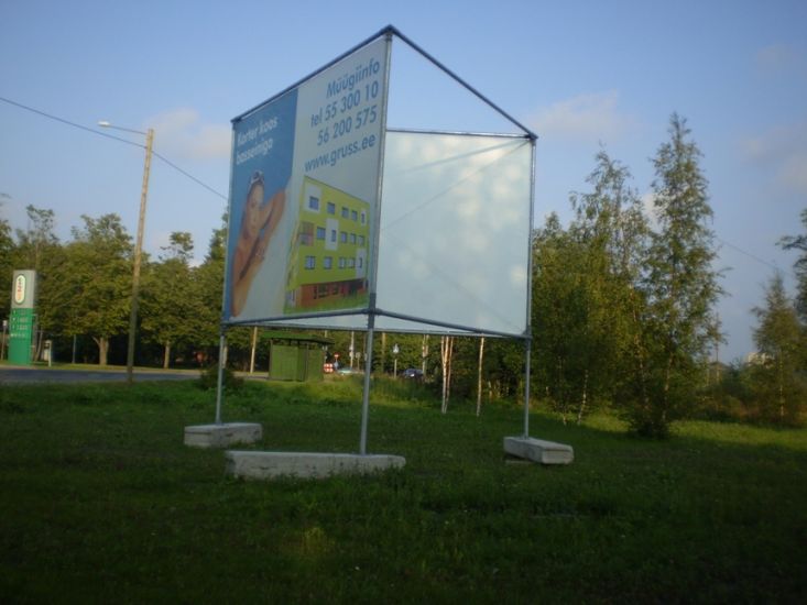 Advertising poster bases